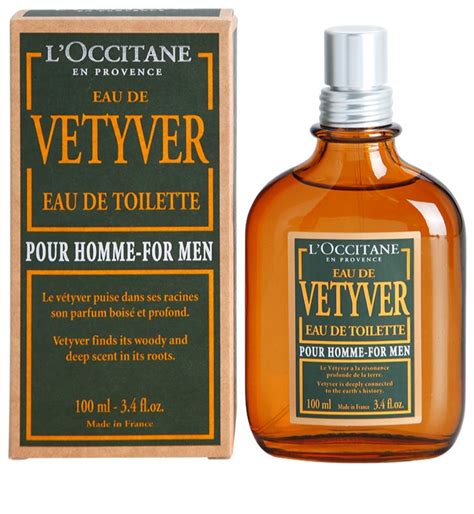 l occitane eau de vetyver pour homme